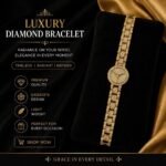 Luxury Diamond Bracelet for Women | Elegant Gold Bracelet | AD Garments