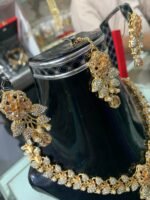 Traditional Jewellery Set for Women (Artificial)| Necklace & Earrings | AD Garments - Image 2