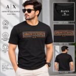 Men’s Premium Cotton Armani Exchange Style T-Shirt | AD Garments - Image 2