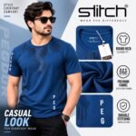 Men’s Printed Round Neck T-Shirt – Premium Fabric - Image 3