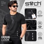 Men’s Printed Round Neck T-Shirt – Premium Fabric - Image 2