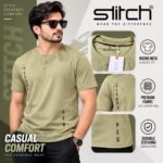 Men’s Printed Round Neck T-Shirt – Premium Fabric - Image 6