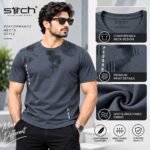Men’s Printed Round Neck T-Shirt – Premium Fabric