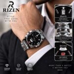 Rizen Men’s Luxury Stainless Steel Quartz Watch | AD Garments