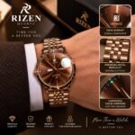 Rizen Men’s Luxury Stainless Steel Quartz Watch | AD Garments - Image 2