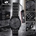 Success Way Luxury Black Stainless Steel Watch | AD Garments - Image 2