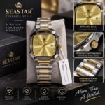 Seastar Luxury Gold Watch for Men – Premium Stainless Steel Dual-Strap Wristwatch | AD Garments - Image 2