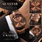 SEASTAR Luxury Rose Gold Men’s Watch – Timeless Style & Premium Design| AD Garments
