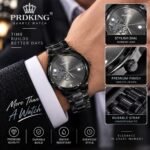 PRDKING Luxury Men’s Black Watch – Premium Style, Durable Design & Everyday Elegance | AD Garments