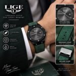 Quartz Classic Minimalist colored Dial Leather Strap Watch | AD Garments - Image 2