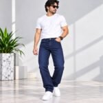 Men’s Classic Blue Denim Jeans – Regular Fit Casual Jeans | AD Garments - Image 2