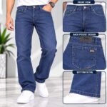 Men’s Classic Blue Denim Jeans – Regular Fit Casual Jeans | AD Garments