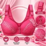 Women’s Premium Lace Bra – Adjustable Straps & Elegant Center Design | Sizes 30–50 | AD Garmnets - Image 5