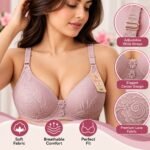 Women’s Premium Lace Bra – Adjustable Straps & Elegant Center Design | Sizes 30–50 | AD Garmnets - Image 7