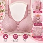 Women’s Premium Lace Bra – Adjustable Straps & Elegant Center Design | Sizes 30–50 | AD Garmnets - Image 8