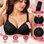 Women’s Premium Lace Bra – Adjustable Straps & Elegant Center Design | Sizes 30–50 | AD Garmnets - Image 10