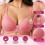 Women’s Premium Lace Bra – Adjustable Straps & Elegant Center Design | Sizes 30–50 | AD Garmnets - Image 22