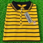 Men’s Striped Polo Shirt – Stylish Half-Zip Collar & Comfortable Casual Fit | AD Garments - Image 10