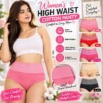 Women’s High Waist Cotton Panty – Soft & Breathable Full Coverage Underwear (Pack of 2)| AD Garments