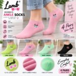 Women’s Ankle Socks – Soft Cotton Pack of 3 (Cutie design)| AD Garments