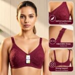 Women’s Lace Bra – Soft Comfortable Fit with Adjustable Straps | Sizes 32–56 | AD Garments - Image 5