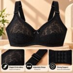 Women’s Lace Bra – Soft Comfortable Fit with Adjustable Straps | Sizes 32–56 | AD Garments - Image 9