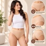 Women’s Comfortable Cotton Panty – Soft & Breathable Everyday Underwear (Pack of 3)| AD Garments
