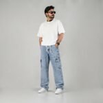 Men’s Baggy Cargo Jeans – Relaxed Fit Casual Denim Pants | AD Garments - Image 2
