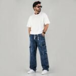 Men’s Baggy Cargo Jeans – Relaxed Fit Casual Denim Pants | AD Garments - Image 3