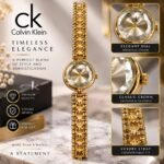 Women’s Elegant Luxury-Style Watch – Black Dial with Premium Metal Bracelet | AD Garments - Image 5