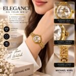Women’s Elegant Luxury-Style Watch – Black Dial with Premium Metal Bracelet | AD Garments - Image 8