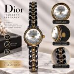 Women’s Elegant Luxury-Style Watch – Black Dial with Premium Metal Bracelet | AD Garments - Image 10