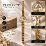 Women’s Elegant Luxury-Style Watch – Black Dial with Premium Metal Bracelet | AD Garments - Image 15
