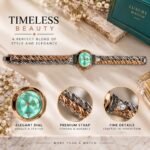 Women’s Elegant Luxury-Style Watch – Black Dial with Premium Metal Bracelet | AD Garments - Image 18