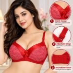 Elegant Lace Design Women’s Comfort Bra – Stylish Supportive Bra | AD GArments - Image 4