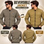 Men’s Reversible Bomber Jacket – With Multicolor Option 2-in-1 Jacket | AD Garments