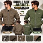 Men’s Reversible Bomber Jacket – With Multicolor Option 2-in-1 Jacket | AD Garments - Image 4