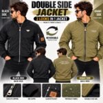 Men’s Reversible Bomber Jacket – With Multicolor Option 2-in-1 Jacket | AD Garments - Image 3
