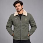 Men's Faux Fur Collar Zip-Up Jacket – Classic , Casual , Stylish | AD Garments - Image 2