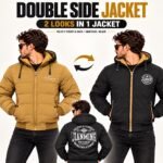 Men's Reversible Double-Sided Jacket – Two-in-One Hooded Zip-Up Outerwear | AD Garments - Image 2